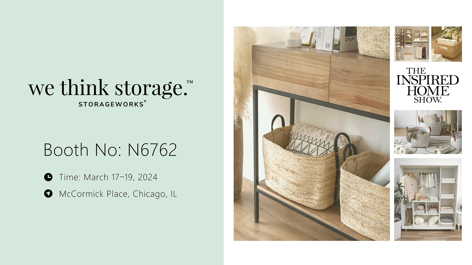 Visit We Think Storage at The Inspired Home Show!